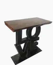 Artikelbild 3 des Artikels “Tisch mit 2 Teilen, der Ständer hat LOVE Design. 120 x 65 x 115cm Höhe “